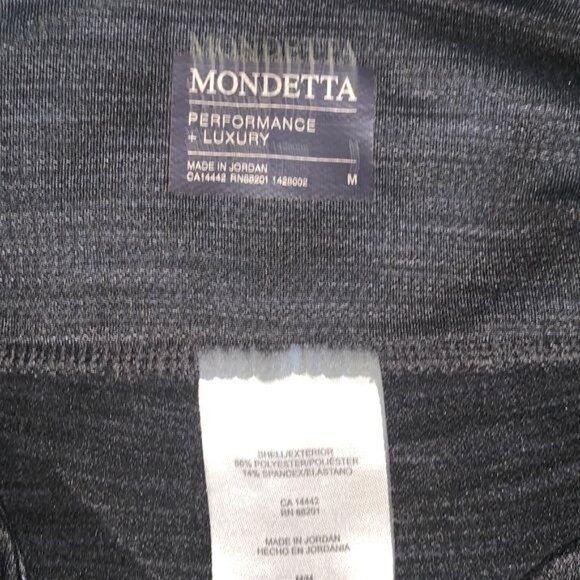 Mondetta Performance Luxury High Waist Black Leggings Size M - Picture 2 of 13